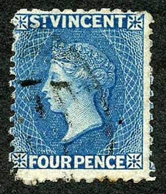 st-vincent-sg6-1866-4d-deep-blue-no-wmk-perf-11-to-12-5-fine-used-cat-110-pounds