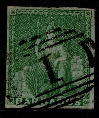 barbados-qv-sg1-d-yellow-green-used-cat-700