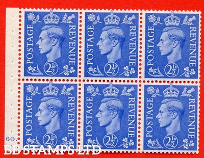 sg-489f-qb33-2d-blue-a-fine-mounted-mint-complete-cylinder-pane-of-b49454