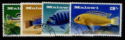 malawi-qeii-sg281-284-1967-cichilds-set-fine-used