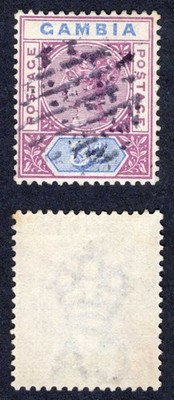 gambia-sg41-3d-reddish-purple-and-blue-cat-18-pounds