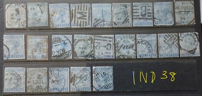 india-1882-qv-2-anna-s-light-blue-ultramarine-x-23-col-vars-used-ind38