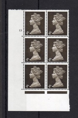 4d-centre-band-machin-unmounted-mint-cylinder-13-block-cat-70-bends