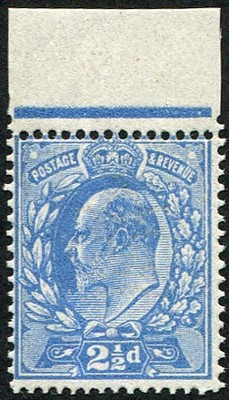2d-sg-284-dull-blue-mint-very-fine-fresh-m-m-top-marginal-spec-m18-3