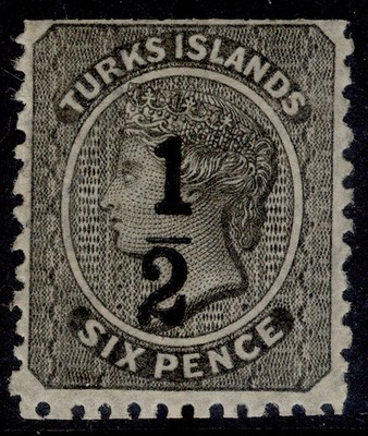 turks-caicos-islands-qv-sg7-on-6d-black-unused-cat-120