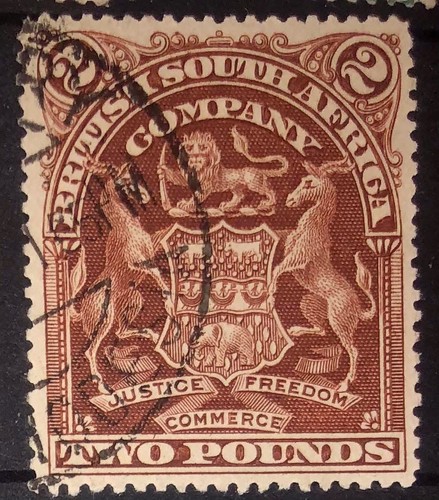 rhodesia-bsac-sg91-2-brown-fine-used