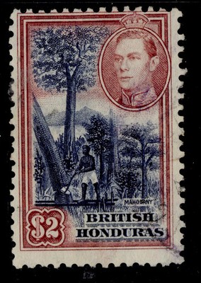 british-honduras-gvi-sg160-2-deep-blue-maroon-used-cat-45