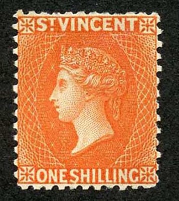 st-vincent-sg45-1-orange-vermilion-wmk-crown-ca-perf-12-cat-150-pounds