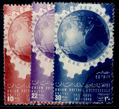 egypt-sg359-361-1948-upu-set-fine-used