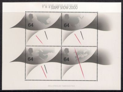 ms2123a-2000-millennium-timekeeper-with-op-miniature-sheet-unmounted-mint-mnh