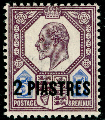 british-levant-sg14b-2pi-on-5d-dull-purple-ultramarine-m-mint-cat-50