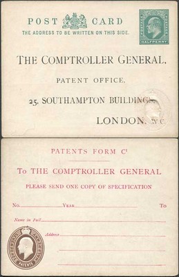 co8-kevii-patent-office-card-with-1-2d-on-front-and-7-1-2d-on-reverse