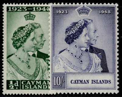 cayman-islands-gvi-sg129-130-1949-royal-silver-wedding-set-m-mint-cat-24