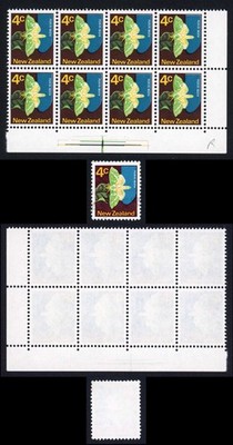 new-zealand-sg819-1970-4c-butterfly-progressive-green-shift-veins-of-wings-u-m