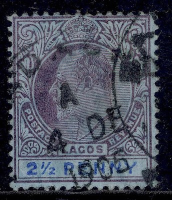 nigeria-lagos-edvii-sg47-2d-dull-purple-blue-blue-fine-used