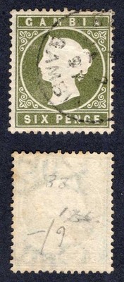 gambia-sg34-6d-slate-green-wmk-ca-madame-joseph-forged-cds