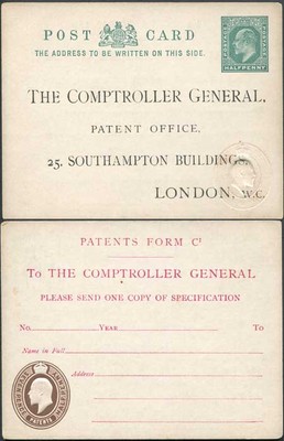 co8-kevii-patent-office-card-with-1-2d-on-front-and-7-1-2d-on-reverse