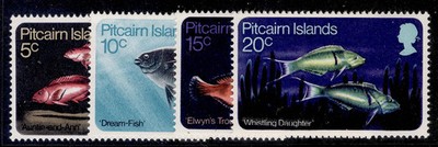 pitcairn-islands-qeii-sg111-114-1970-fish-set-nh-mint