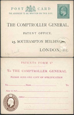 co8-kevii-patent-office-card-with-1-2d-on-front-and-7-1-2d-on-reverse