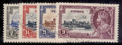cyprus-gv-sg144-147-1935-silver-jubilee-set-fine-used-cat-45