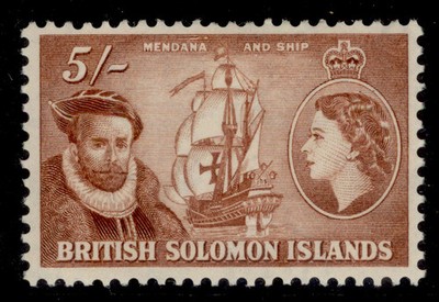 british-solomon-islands-qeii-sg94-5s-red-brown-m-mint-cat-18