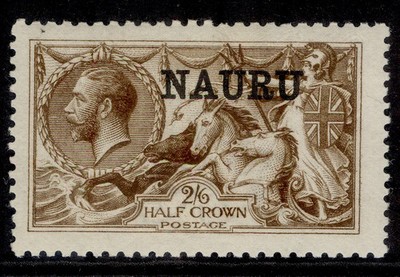 nauru-gv-sg19-2s-6d-sepia-brown-lh-mint-cat-600