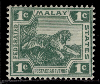 malaysia-federated-malay-edvii-sg28-1c-green-m-mint-cat-30-die-i