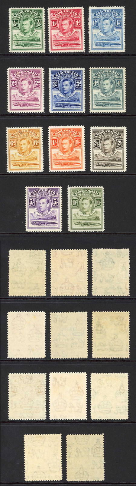 basutoland-sg18-28-kgvi-set-of-11-m-m-cat-130-pounds
