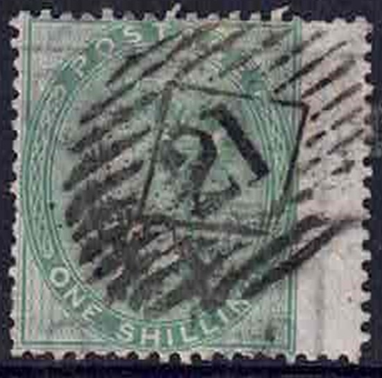 gb-sg72-qv-1856-1-green-plate-1-wing-margin-used-london-diamond-21-cds