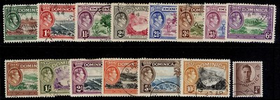 dominica-gvi-sg99-109a-1938-47-complete-set-fine-used-cat-65