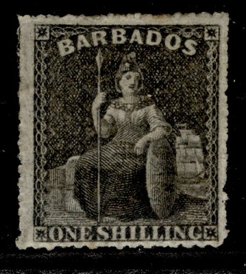 barbados-qv-sg34-1s-brown-black-m-mint-cat-75