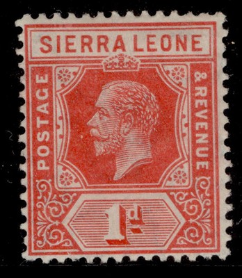 sierra-leone-gv-sg113a-1d-scarlet-m-mint-cat-13