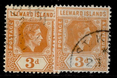leeward-islands-gvi-sg107-107a-3d-paper-varieties-fine-used