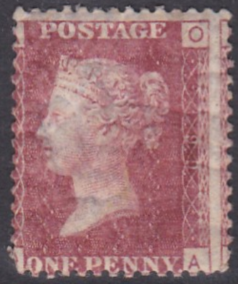 1858-sg-43-1d-penny-red-plate-199-lettered-o-a-m-m-toned