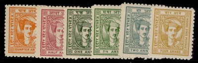 indian-states-indore-gvi-sg36-41-1940-6-short-set-m-mint-cat-85