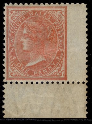 australia-new-south-wales-qv-sg208-1d-salmon-m-mint-cat-45-corner-marginal