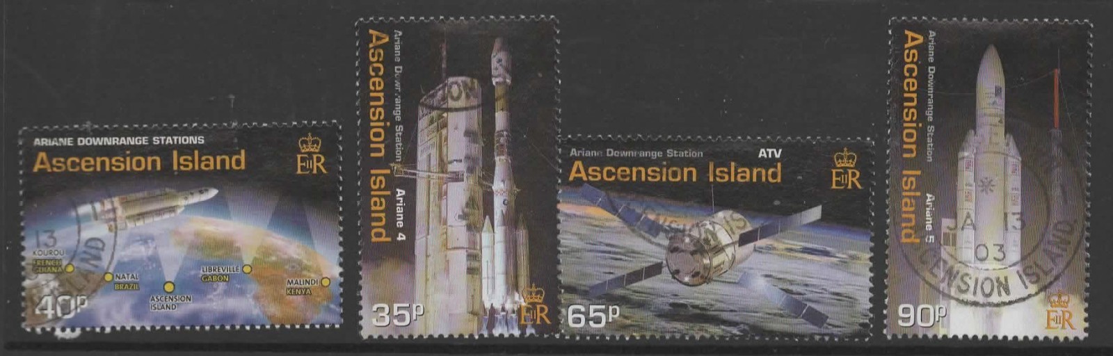 ascension-sg867-70-2003-ariane-downrange-station-used