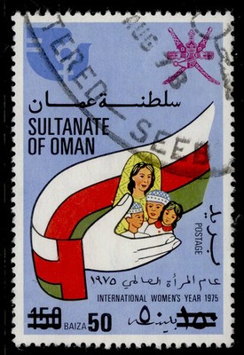 oman-1978-50b-on-150b-international-women-s-year-sg213-fine-used-cat-450
