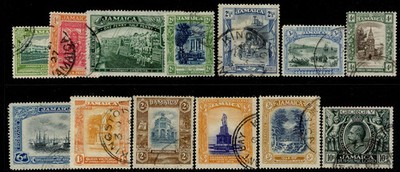 jamaica-gv-sg94-106-1921-29-complete-set-fine-used-cat-110