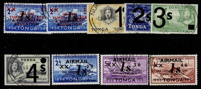tonga-qeii-sg271-279-1969-emergency-provisionals-set-fine-used-cat-40