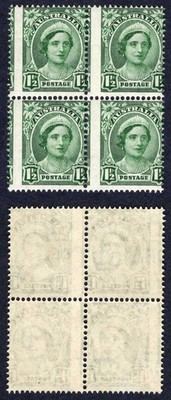 australia-sg204-asc-226bb-1-2d-green-3mm-misplacement-of-vertical-perfs-to-left