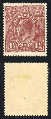 australia-sg52-1-1-2d-red-brown-wult-wmk-m-m-cat-14-pounds