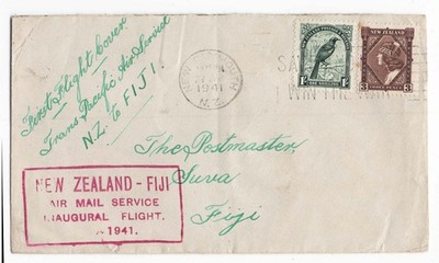 new-zealand-1941-new-zealand-to-fiji-ffc-first-flight-cover-13-nov-1941