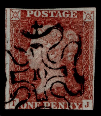 gb-qv-sg8-1d-red-brown-black-mx-plate-31-used-cat-320-black-mx-with-10-tj