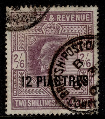 british-levant-edvii-sg19-1pi-30pa-on-4d-brown-orange-fine-used-cat-75