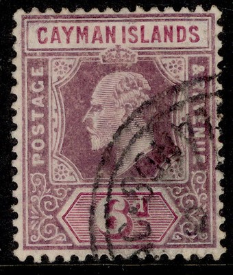 cayman-islands-edvii-sg30-6d-dull-purple-violet-purple-fine-used-cat-40