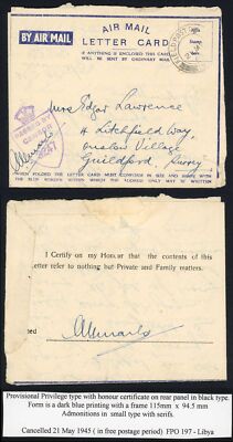 libya-privilege-air-letter-21st-may-1945-honour-cert-on-rear-panel-in-black