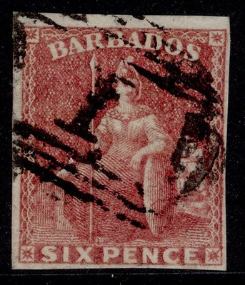 barbados-qv-sg11a-6d-deep-rose-red-fine-used-cat-180