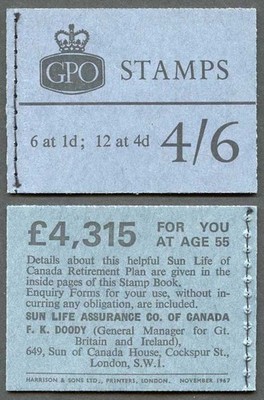 l69p-4-6-wilding-booklet-november-1967-violet-9-5mm-phosphor-bands