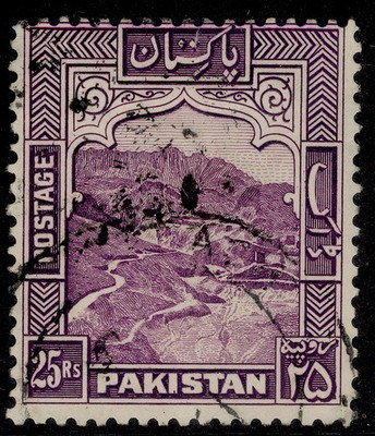 pakistan-gvi-sg43a-25r-violet-fine-used-cat-50-perf-12